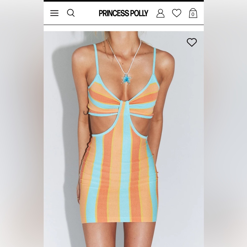 Princess Polly Alicia Mini Dress - US size 2
